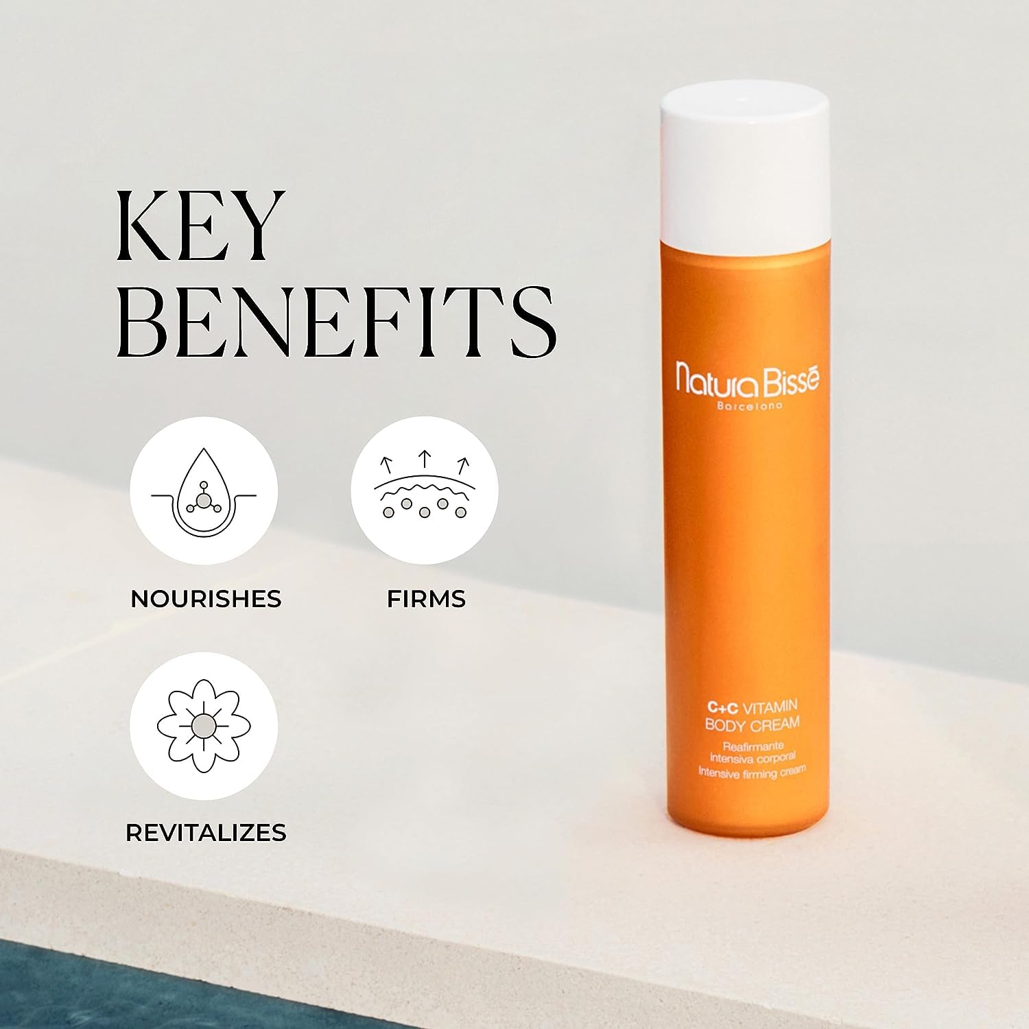 Natura Bisse C+C Vitamin Body Cream, 8.8 Oz